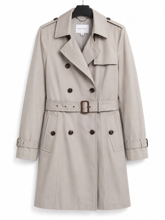 Banana Republic Jackets & Blazers - Banana Republic | Golden Beige Water-Resistant Classic Twill Lined Trench Coat M